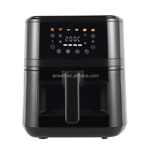 Freidora de Aire ANWELL de 5L sin Aceite, Pantalla <span class=keywords><strong>a</strong></span> Color, Eléctrica, Profesional, Ahorradora de Energí<span class=keywords><strong>a</strong></span>, en Oferta, con <span class=keywords><strong>Buen</strong></span> <span class=keywords><strong>Precio</strong></span> - Product Image 1