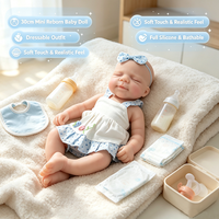 Poupées en silicone souple Yeezwood de 8 pouces, 100% silicone, pour nouveau-nés, poupées en silicone pleine grandeur pour filles, poupées reborn réalistes en silicone pour bébés de 20 cm