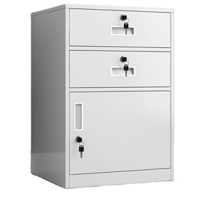 Bán Sỉ Tủ Đựng Hồ Sơ Di Chuyển Được Tủ Đựng Dữ Liệu Tủ Sắt Nhỏ Một Cửa Có Hai Ngăn Kéo - Product Image 1