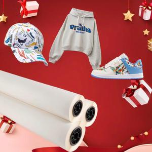 Transferts de <span class=keywords><strong>film</strong></span> PET DTF personnalisés et amusants pour Noël, avec une température de 130 à 160 °C et un pelage à chaud, prêts à être pressés sur les vêtements - Product Image 3