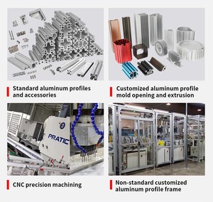 Profilé en aluminium à fente en T 4040 standard chinois, extrusion économique anodisée 6063 T5 pour couvercles d'équipement, cadres et tables de travail - Product Image 5
