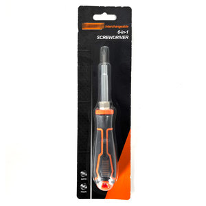 Jeu de tournevis interchangeable 6-en-1 à changement rapide, tige personnalisable avec logo OEM, double embout réversible pour réparations domestiques et bricolage - Product Image 5