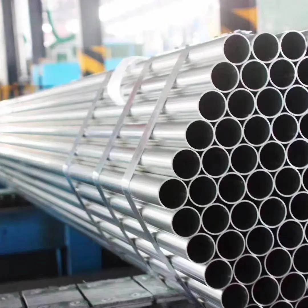 GI Steel Pipe Tube Round Hot Dip Galvanized Welded Steel Pipe For Scaffolding Tubes