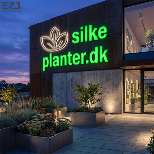 Letrero Luminoso LED 3D Acrílico Personalizado EZD, Resistente al Agua, con Iluminación Frontal, para Tiendas, Restaurantes, Fachadas, Letras de Canal, Señalización Exterior - Product Image 2