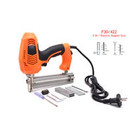 Pistolet à clous électrique D.S.C F30/422J en promotion, agrafeuse de bricolage avec capacité de 100 clous et garantie de 6 mois pour le travail du bois