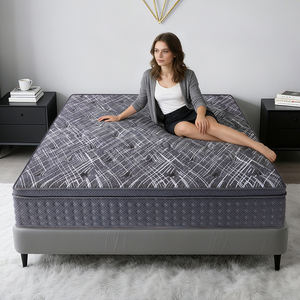 Matelas à ressorts ensachés de qualité supérieure, hypoallergénique, respirant, taille King et Queen, pour hôpital, parc, hôtel, chambre à coucher, sur mesure, OEM - Product Image 1