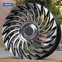 Para BMW-530 DEAN FORGED DP199 17/18/19/20" Llanta Multirradio de Aleación de Aluminio 6061 con Acabado Negro Brillante y Pulido a Máquina