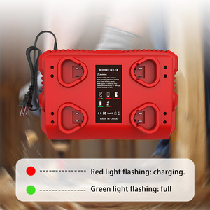 VICTPOWER 12V 3.0Ah Li-ion <b>Battery</b> for Mil-waukee M12 Tools Replacement + N124 Fast 4 Port Charger 12V Cordless <b>Battery</b> Pack - Product Image 6