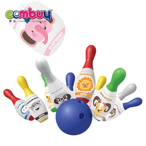 Sport game indoor mini ten bottle set digital toys bowling balls for kids