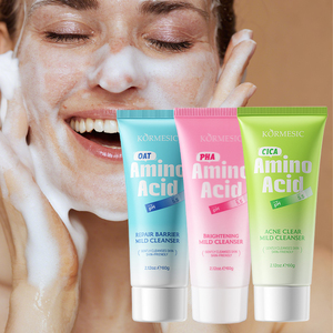 KORMESIC Nettoyant Visage Anti-Acné CICA PHA Acides Aminés d'Avoine 60g – Contrôle du Sébum, Réparation, Éclaircissant, Faible pH – Vente en Gros - Product Image 1