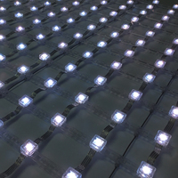 Écran d'affichage LED transparent flexible XQD, indice de protection IP65, DC12V, pour la publicité en magasin, l'éclairage d'ascenseur, l'éclairage de scène, P40