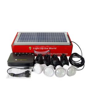 Bombillas LED de Corriente Continua, Luces LED, Generador de Energía Solar, Kit de Iluminación Solar Mini de 18w para Uso Doméstico - Product Image 1