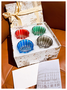 Service de verrerie en cristal autrichien peint à la main, style luxe - Product Image 2