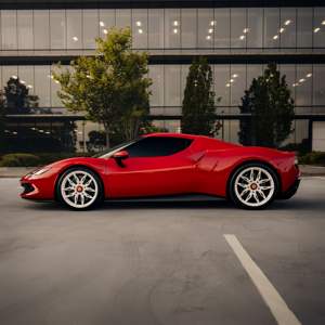 Rines Deportivos de Aleación de Aluminio Forjado Multirradio en Blanco Brillante de 19, 20, 21, 22 y 24 Pulgadas para Autos Deportivos Ferrari 296 <span class=keywords><strong>GTB</strong></span> <span class=keywords><strong>488</strong></span> Lamborghini - Product Image 2