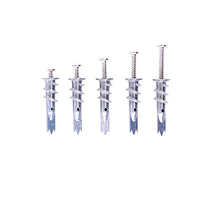 Fixation OEM, métal robuste, auto-perceuse, fixations de plaques de plâtre, Zinc, auto-perçage, ancrages de cloisons sèches avec Kit de vis à crochet de tasse