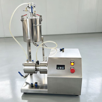 Moulin à billes horizontal de laboratoire avec mélangeur intégré – Ensemble complet pour le broyage et le mélange humide des suspensions en R&D