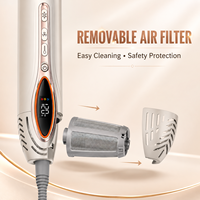 Sèche-cheveux professionnel de salon 7-en-1, brosse chauffante électrique, peigne à air chaud, sèche-cheveux haute vitesse 1400W, usage hôtelier et domestique