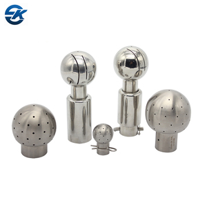 Санитарная нержавеющая сталь SS304 SS316L круглый фиксированный роторный Болтовой чистящий шар 360 распылительная форсунка из нержавеющей стали - Product Image 4