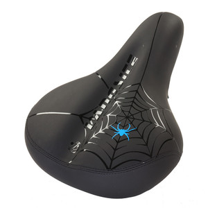 Selle de vélo Daz003 noire, confortable, en mousse à mémoire de forme PU, design nid d'abeille, unisexe, pour adultes. - Product Image 2