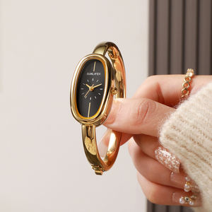 Nouvelle montre élégante de luxe pour femmes, bracelet en alliage, cadran analogique, 30 mm, ovale, étanche, <span class=keywords><strong>quartz</strong></span>, montre pour femmes - Product Image 5