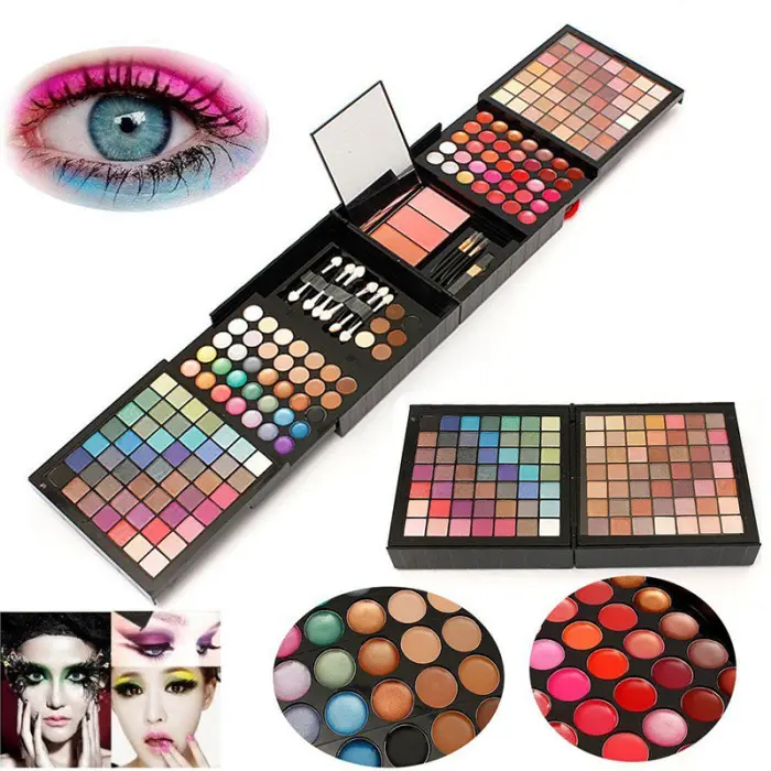 177 Colors Sombra De Ojos Eye Shadow Waterproof Long Lasting Professional Blush Lip Gloss Makeup Set Matte Eye Shadow Set