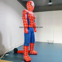 Modèle gonflable publicitaire Spiderman héros araignée pour promotion d'activités commerciales en extérieur