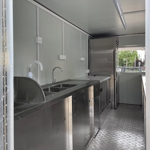 Chariot mobile à 3 roues en acier galvanisé, entièrement équipé et personnalisé, remorque alimentaire américaine couleur unie, garantie 1 an pour la vente de glaces et de produits alimentaires - Product Image 5