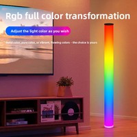 Lampe d'ambiance sur pied à changement de couleur RVB pour salon, esthétique haut de gamme pour les fêtes et les rassemblements