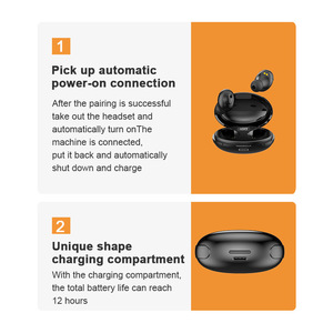 Auriculares Deportivos Inalámbricos T5, BT 5.0, Sonido de Alta Fidelidad, Pantalla LED, Auriculares Intrauditivos <span class=keywords><strong>para</strong></span> Correr, Gimnasio, Música - Product Image 2