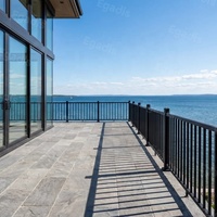 Barrières de sécurité modernes en alliage d'aluminium pour balcons, terrasses, escaliers et rampes – Installation facile – Meilleures ventes