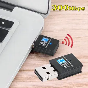 Nhà Máy bán hàng trực tiếp 300Mpbs không dây AC adapter bên ngoài Wifi thẻ USB Wifi Adapter cho máy tính để bàn - Product Image 5