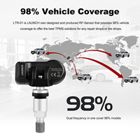 Système de surveillance de la pression des pneus programmé LAUNCH LTR-03, double fréquence RF (315 MHz + 433 MHz), capteur TPMS