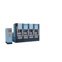 Machine de moulage par injection de mousse EVA monocolore pour la fabrication de semelles de pantoufles, sandales et sabots