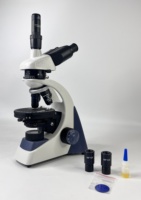 Hot Selling China Manufacturer LED Light Simple Polarizing Binocular Miniral Laboratory Microscope