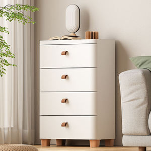 Space Saving Narrow Storage Tower, Solid Wood 6/7 <strong>Drawer</strong> Cabinet for Bedroom, Living Room, Hallway - Product Image 3