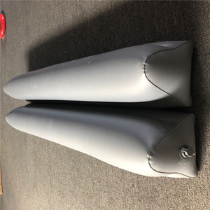 Inflatable Bed Rail 120Cm Grey PVC With Pump For Home Use Safety Guardrail For Elderly And Children - Product Image 2