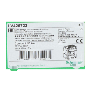 Disjoncteur électrique LV426723 ComPact nouveau NFP scellé - Product Image 2