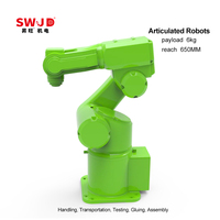 Fabricants de robots articulés automatiques, conception de robots industriels 6 axes, manipulation robotique, bras de robot industriel de 6 kg de charge utile pour le soudage