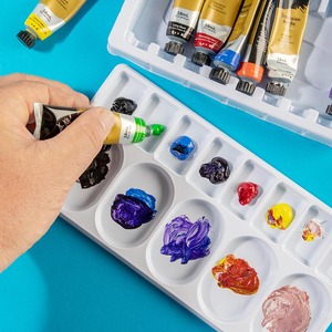 Mont Marte Palettes en plastique jetables 5pc <span class=keywords><strong>Palette</strong></span> de <span class=keywords><strong>peinture</strong></span> - Product Image 5