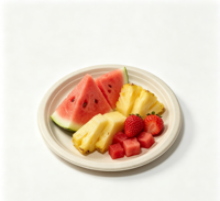 Assiette jetable écologique en fibre de coque de riz, biodégradable et compostable, en amidon de maïs pour les fêtes