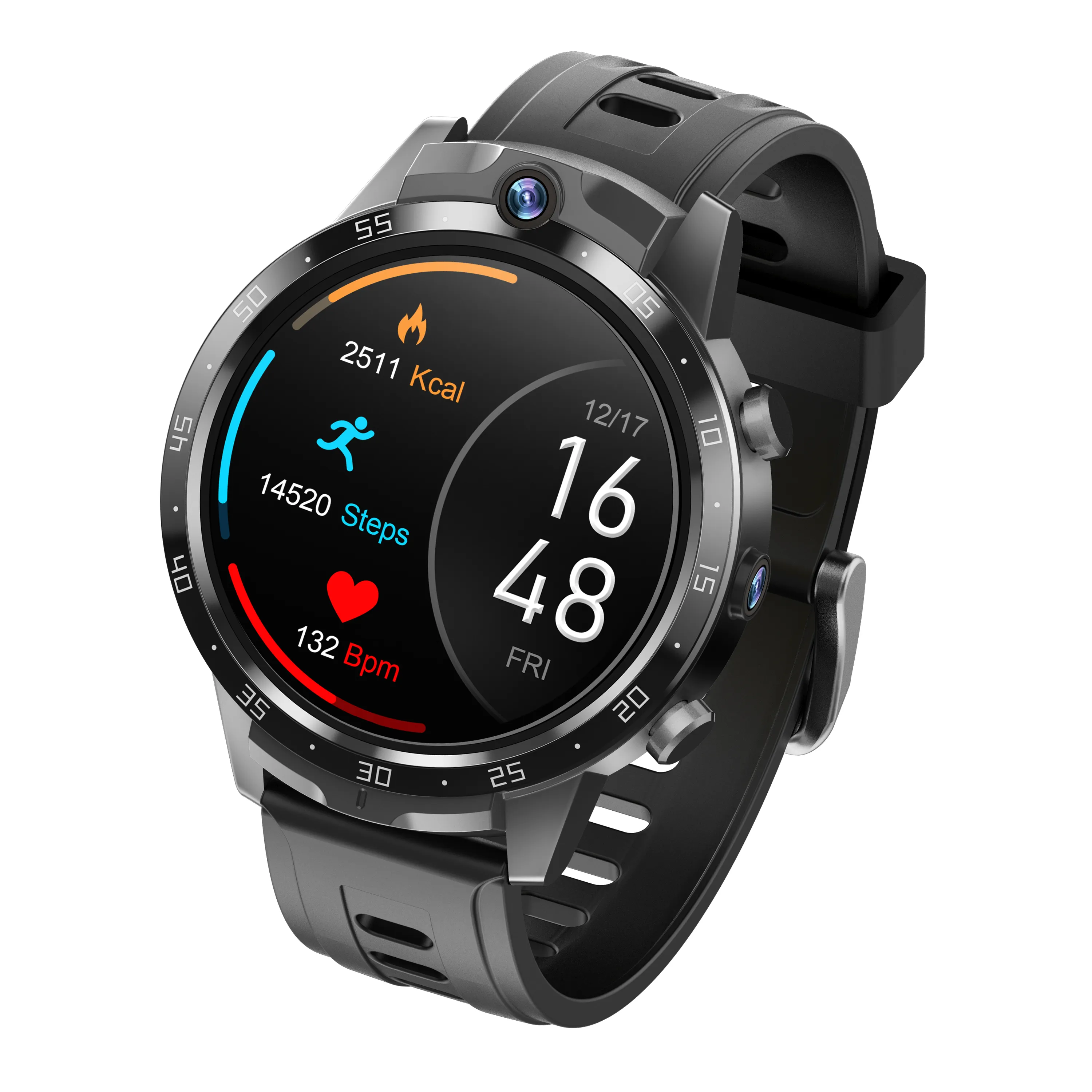 Giờ 1.6 Inch HD Vòng Hiển Thị Dài Tuổi Thọ Pin X600S 4G Wifi Smartwatch X600S GPS Android Sim Thẻ Thông Minh Đồng Hồ