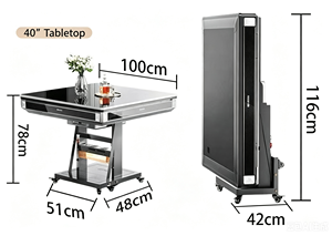 Fully Automatic Luxury <b>Foldable</b> Rotor Mahjong Poker Machine Low-noise <b>Table</b> XYG-001 Upgrade the Internal Structure to Ensure Mor - Product Image 6