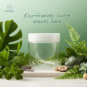 Vente en gros de 100ml de bouteilles de stockage de nourriture vides en plastique écologiques pour bonbons à biscuits sérigraphie logo personnalisé pour les collations aux noix - Product Image 3