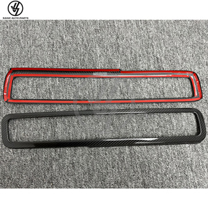 Autocollant de cadre de panneau de porte en fibre de carbone sèche pour pièces intérieures W463A W464, compatible avec les modèles W464 G500 G63 G550 de 2014 à 2019 - Product Image 6