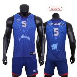 Unique design China (Jiu Jiu), sublimation sports reversible basketball jerseys - Product Image 2