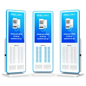 48 Slot Mobile External Battery Portable Charger Rental Shared Power Bank Kiosk