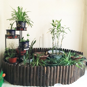 Gran oferta, decoración de jardín duradera, <span class=keywords><strong>valla</strong></span> de <span class=keywords><strong>madera</strong></span> para exteriores, <span class=keywords><strong>valla</strong></span> de <span class=keywords><strong>madera</strong></span> anticorrosiva - Product Image 3