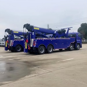 Precio de Fábrica, Camión de Rescate ISUZU GIGA 8x4 de 30 Toneladas con Pluma Integrada y Elevador de Ruedas, con Cabrestante y Motor 6UZ1 - Product Image 6