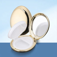 Vente en gros de luxe personnalisé fond de teint coussin crème Sib vide 15G étui compact en forme d'oeuf emballage compact coussin d'air blanc