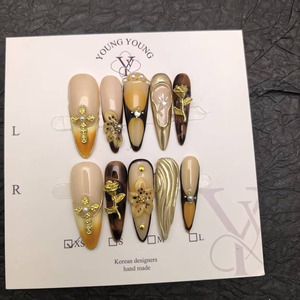 <span class=keywords><strong>Faux</strong></span> <span class=keywords><strong>ongles</strong></span> longs et pointus à presser, très populaires en Europe et en Amérique, produits de beauté, styles personnalisés disponibles - Product Image 5